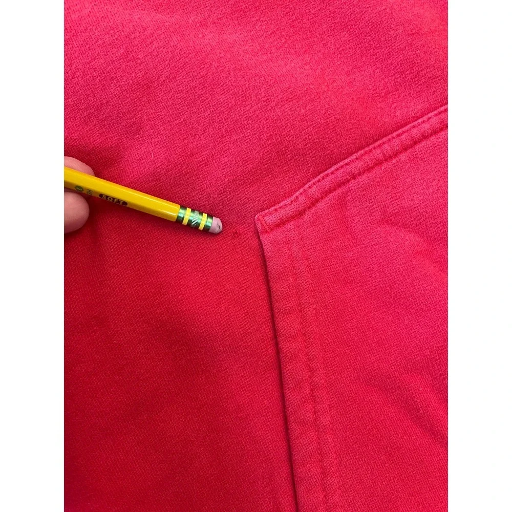 The North Face Mens Half Dome Pullover Hoodie Red Large Logo Sweatshirt L‎